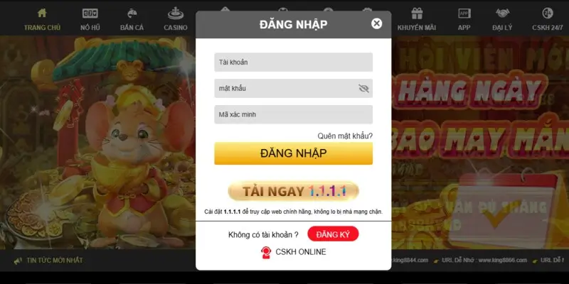 Quy trình đăng nhập king88 cho người mới